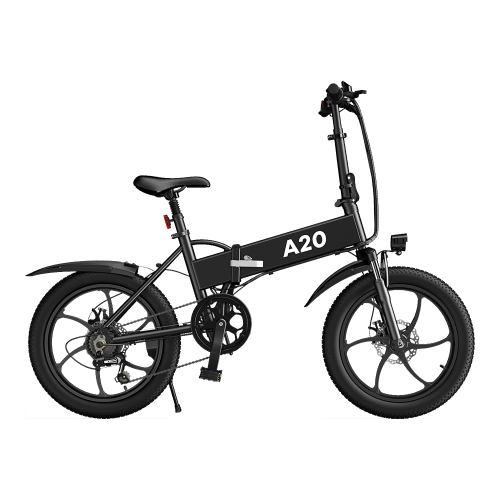 Elektrinis dviratis ADO A20+, Juodas , A20PLUSB