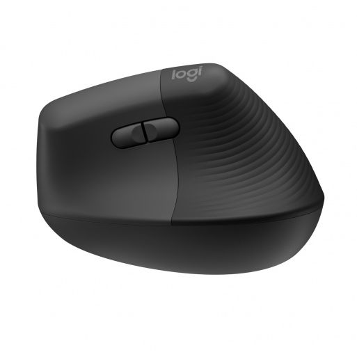 Pelė belaidė ergonominė Logitech Lift, Grafito spalvos , 910-006473