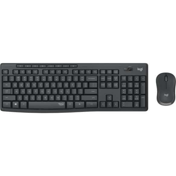 Logitech MK295 Silent Wireless Combo – pilkos – rusų kalbos , 920-009807