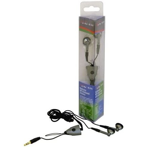 Laidinės ausinės Profitec NS 616 Micro-Stereo-Earphone, MP3, 3.5 mm Jack , NS616