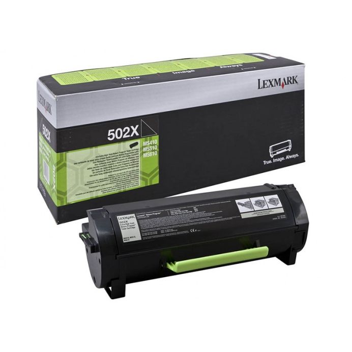 Lexmark 502XE (50F2X0E), juoda kasetė , 50F2X0E