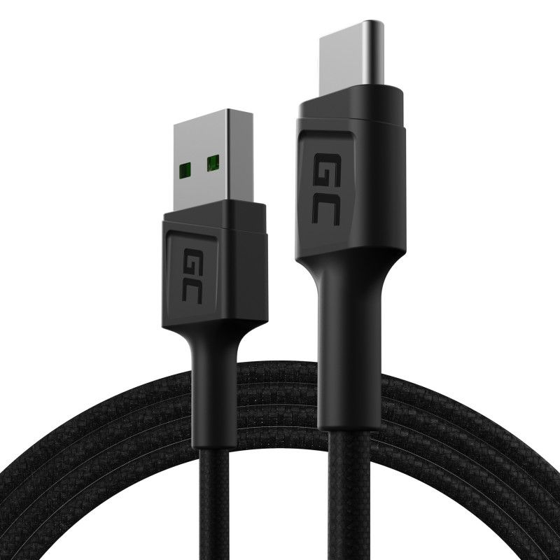 Green Cell Cable GC PowerStream USB-A – USB-C 120cm Ultra Charge, QC 3.0, 59078139635442