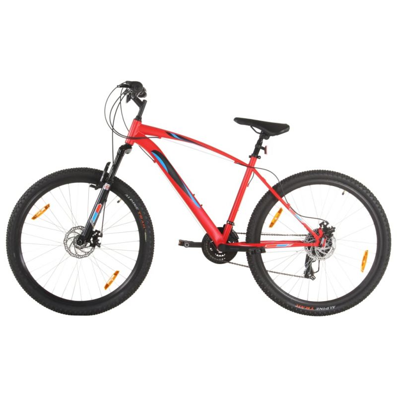 Kalnų dviratis, raudonas, 21 greitis, 29 colių ratai, 3067210