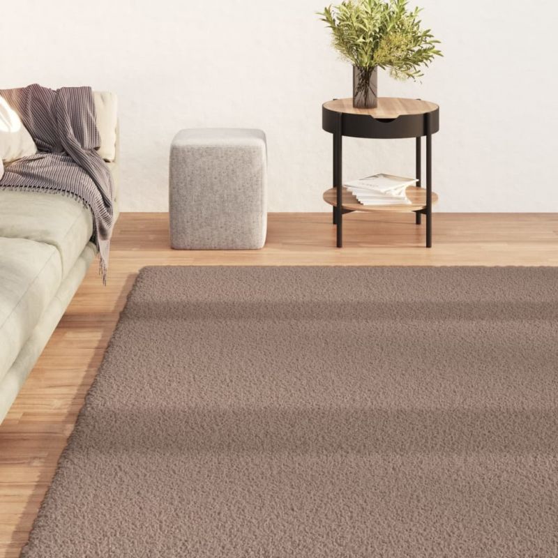 Shaggy tipo kilimas, smėlio spalvos, 160x230cm, aukšti šereliai, 342144