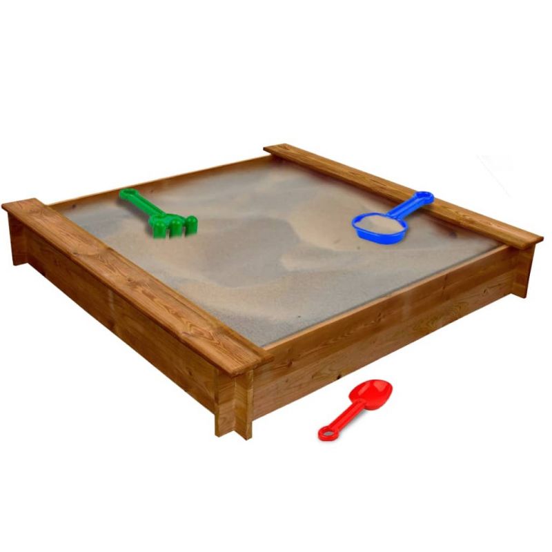 Smėlio dėžė, mediena, kvadratinė, 41658