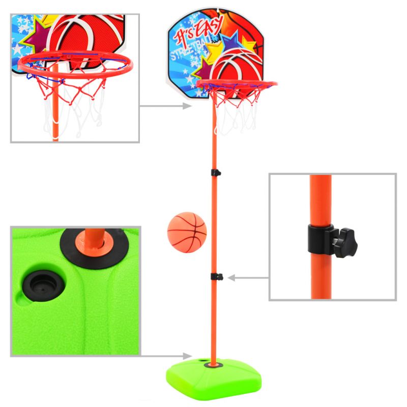 Vaikiškas krepšinio lanko ir kamuolio rinkinys, 80250