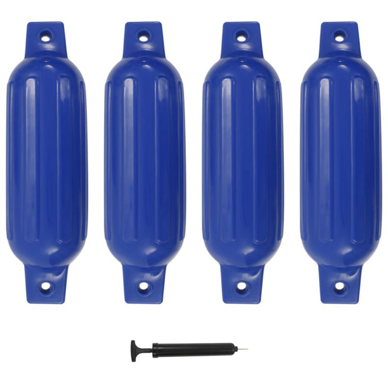 Valties bortų apsaugos, 4vnt., mėlynos spalvos, 41×11,5cm, PVC, 92376