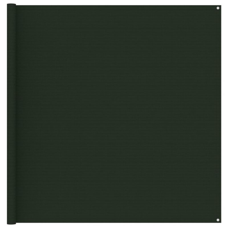 Palapinės kilimėlis, tamsiai žalios spalvos, 200x400cm, 310698