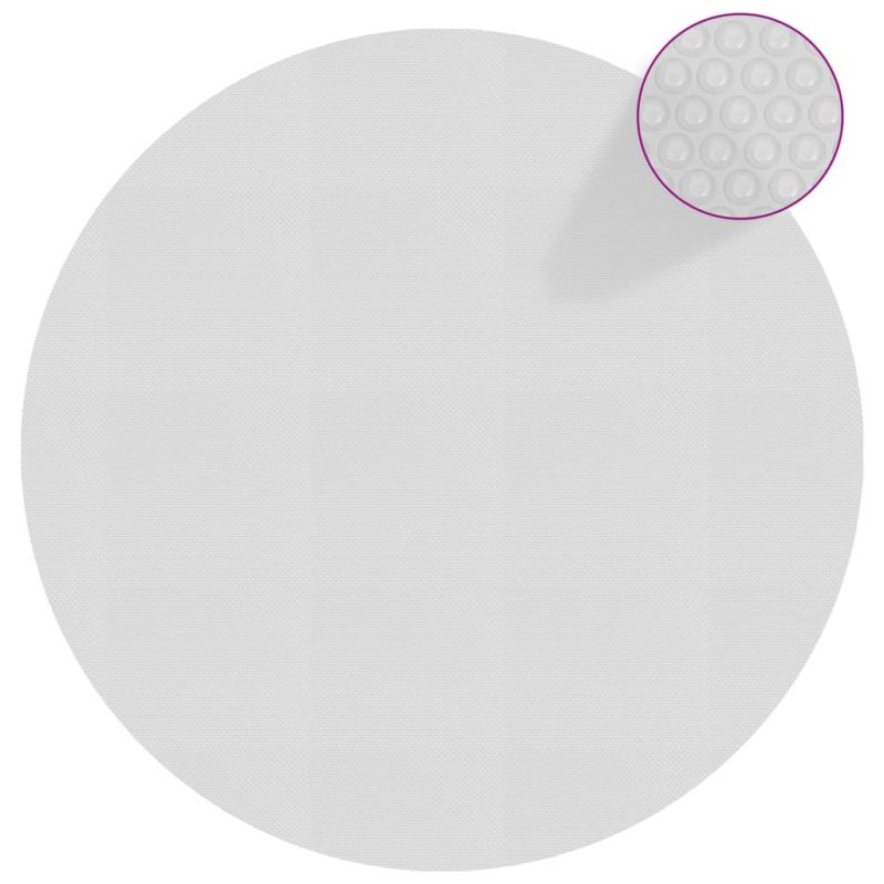 Saulę sugerianti baseino plėvelė, pilkos spalvos, 455cm, PE, 93001