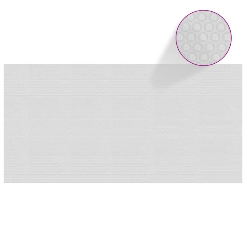 Saulę sugerianti baseino plėvelė, pilkos spalvos, 488x244cm, PE, 93012
