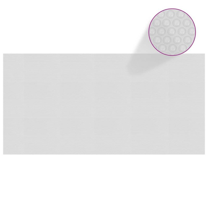 Saulę sugerianti baseino plėvelė, pilkos spalvos, 975x488cm, PE, 93013