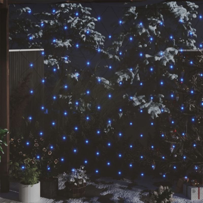 Kalėdinių lempučių tinklas, 3x3m, 306 mėlynos LED, 328780