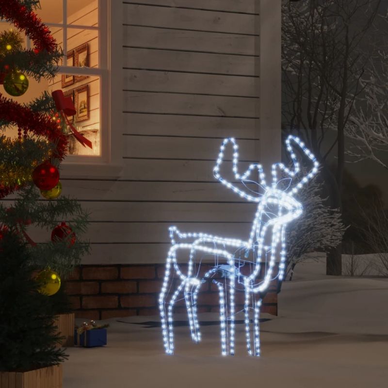 Sulankstoma kalėdinė dekoracija elnias su 192 šaltomis LED, 343305