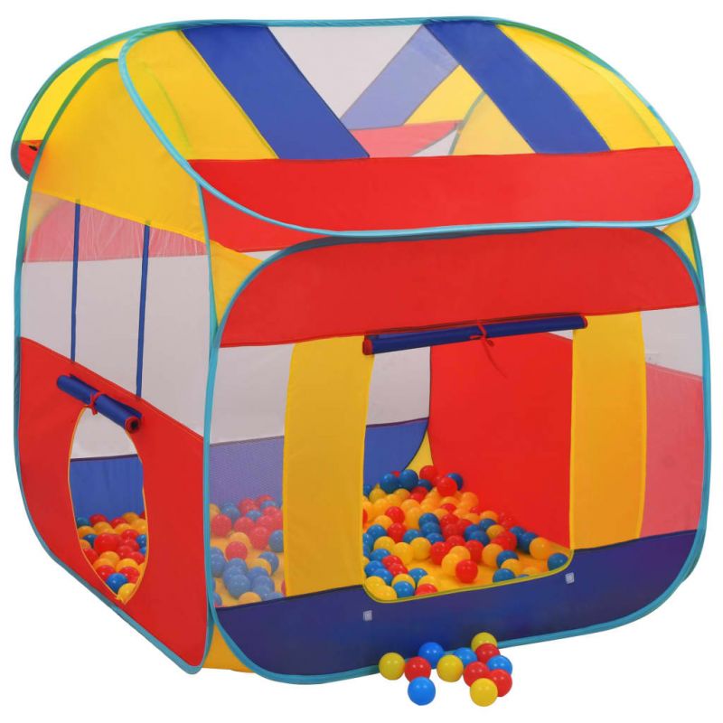 Žaidimų palapinė su 550 kamuoliukų, 123x120x126cm, 3107706
