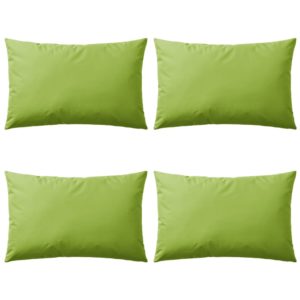 Lauko pagalvės, 4 vnt., obuolio žalios spalvos, 60×40 cm, 132293