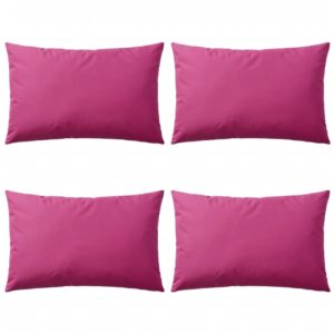 Lauko pagalvės, 4 vnt., rožinės spalvos, 60x40cm, 132297
