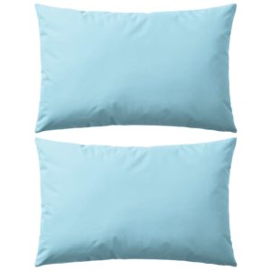 Lauko pagalvės, 2 vnt., šviesiai mėlynos sp., 60x40cm, 132300