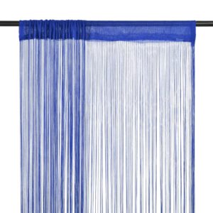 Virvelinės užuolaidos, 2vnt., 100x250cm, mėlynos spalvos, 132406