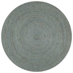 Kilimas, alyv. žal. sp., 150cm, džiutas, apval., rankų darbo, 133670