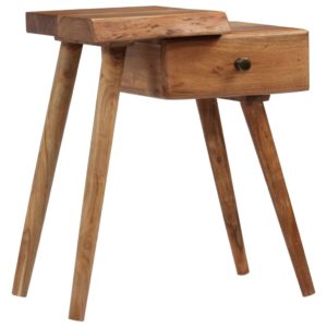 Naktinis staliukas, akacijos medienos masyvas, 45x32x55cm, 245662