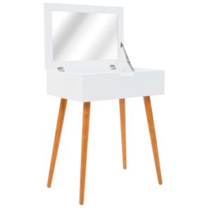 Kosmetinis staliukas su veidrodžiu, MDF, 60x40x75cm, 245751