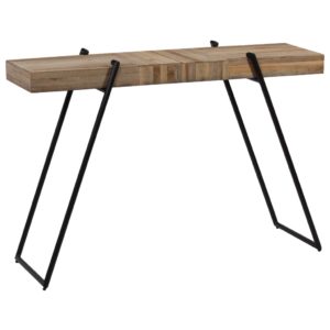 Konsolinis staliukas, 120x35x81cm, perdirbta tikmedžio mediena, 246089