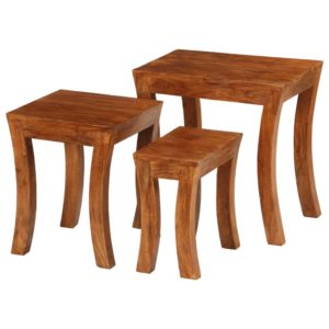 Suded. staliukų kompl., 3d., akac. med. mas., 50x35x50cm, rudas, 246101