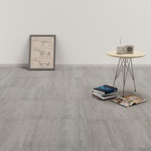 Grindų plokštės, pilkos, 5,11 m², PVC, prilipdomos, taškuotos, 144873
