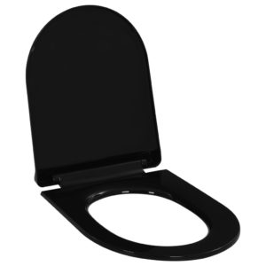 Klozeto sėdynė su Soft-close mechanizmu, juoda, 145018
