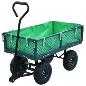 Rankinis sodo vežimėlis, žalios spalvos, 250kg, 145509