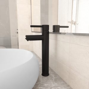 Vonios kambario maišytuvas, juodos spalvos, 12x30cm, 149088