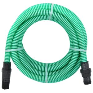 Siurbimo žarna su PVC jungtimis, žalios spalvos, 4m, 22mm, 151070